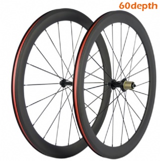 Wholesale  customization  60depth carbon wheels clincher and tubeless